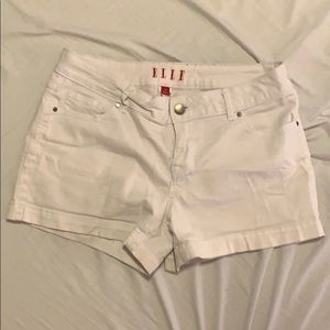 Elle white shorts
